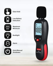 LABART 30-130 dBA Digital Sound Meter Noise Level Reader Portable Tester